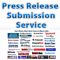 Press release distribution service